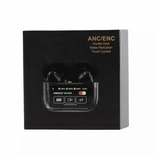ANC Earbuds Touch Screen Display ( Black )