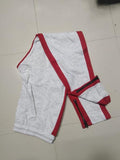 Casual Men's Sweatpant Trouser Black + Red