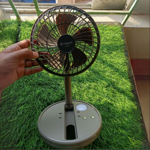 JY-2215 JYSUPER Professional Rechargeable Fan With LED Light