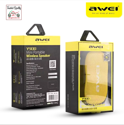 Awei Y900 Mini Wireless Speaker 4.5W (6 Months Warranty)