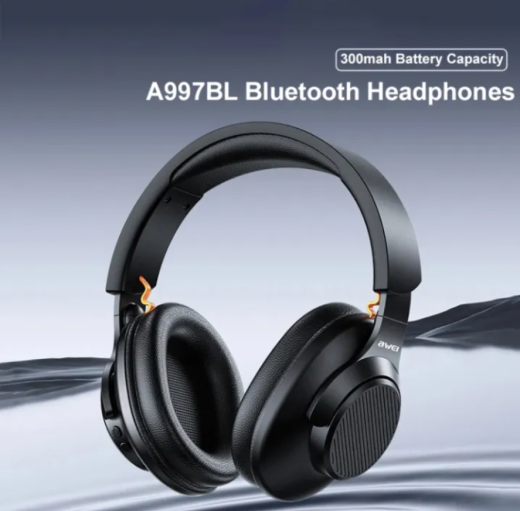 Awei A997BL Wireless Headphones Bluetooth Earphones Foldable Gaming Headset Sport Headphone with Mic Music Earbuds 300mAh