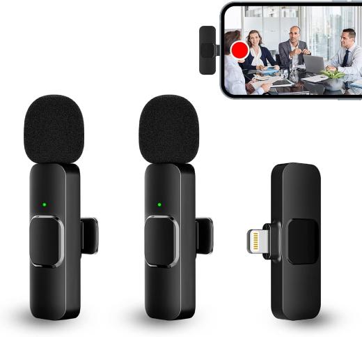 Wireless K9 Microphone Portable Audio Video Recording Mic Mobile C type