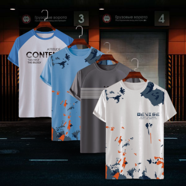 Stylish/Comfortable sports T-Shirt 4 (Four) pcs combo offer