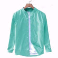Men's Solid Colour Ban color Shirt  (paste)
