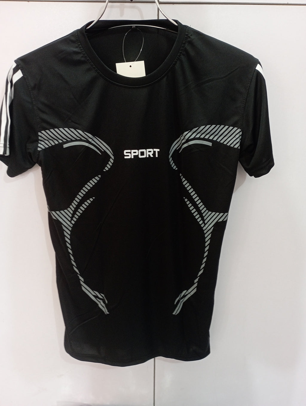 Stylish Comfortable sports T-Shirt(Black)