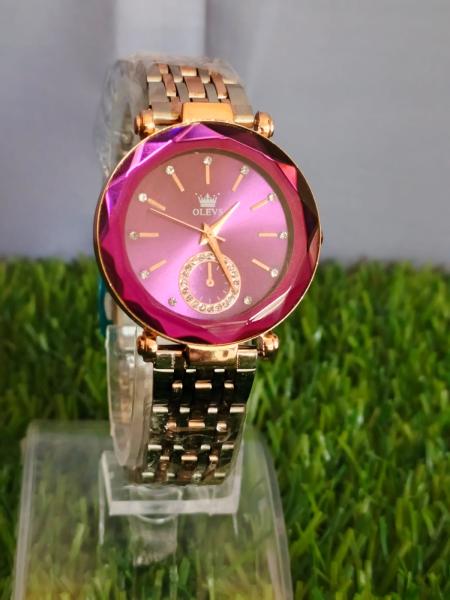 New style fashionable women's watch female student steel band niche temperament leisure sports life waterproof quartz watch