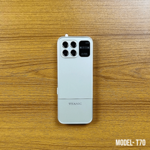 Titanic T70 4 sim supported Luxury Phone Gold