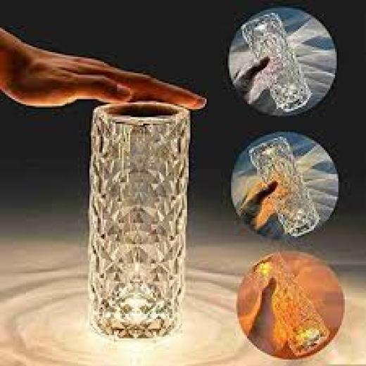 Rose Crystal Diamond Table LamP