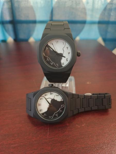 Aura watch 2025 New Arabic Aura Watch Black Modern Creative Design ( Black)