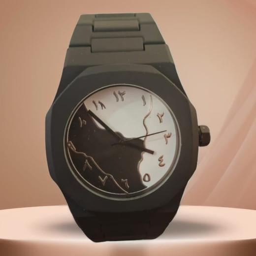 Aura watch 2025 New Arabic Aura Watch Black Modern Creative Design ( Black)