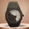 Aura watch 2025 New Arabic Aura Watch Black Modern Creative Design ( Black)