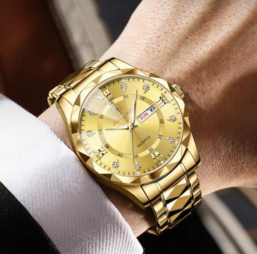 BINBOND 2521 Luxury Brand Luminous Quartz Watch For Men