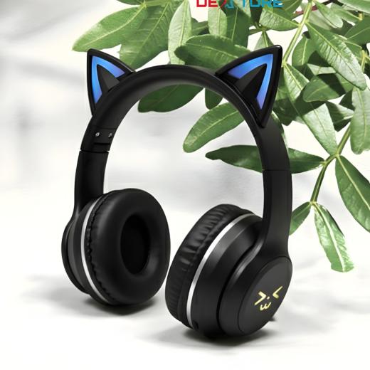✨ PM-35 Cat Ear LED Bluetooth Headset – Kids & Adults Favourite 😻