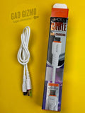 Excel Fast Data transfer cable, 2.4A Fast Charging USB cable, and PD charging adapter supported Micro USB,Typ-B