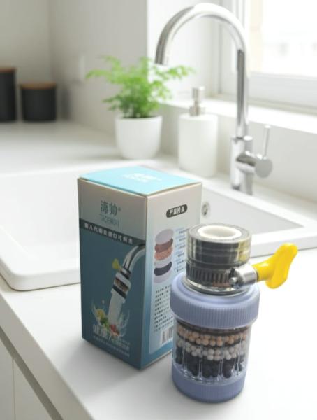 Fankiway Universal Interface Activated Carbon Faucet Water Filters Six Layer Water Filter Kitchen Gadgets
