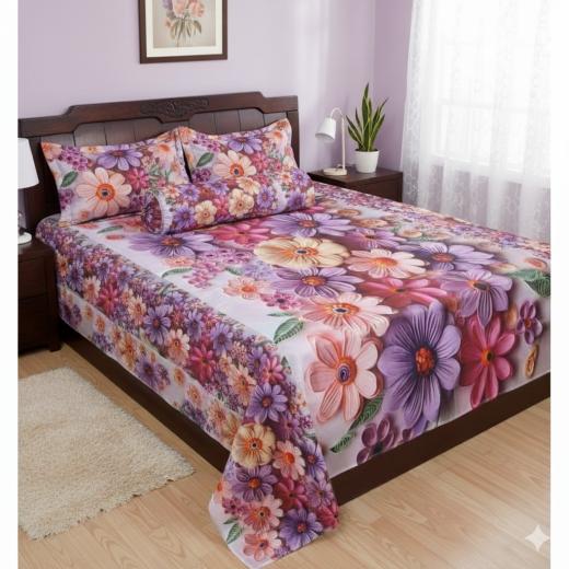China Premium 3D Design Bed Sheet