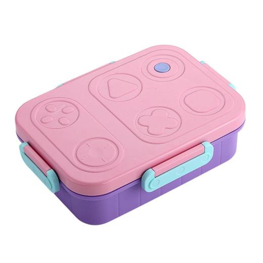 Portable Cartoon Design Bento Box Lunch Box Plastic Lid for School Camping Children PP Food Storage Container for Sweet Lunches