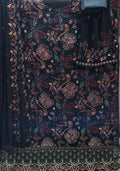 Sarah Vol-2: Elegant Black Handwork Cotton Suit with Chiffon Georgette Dupatta
