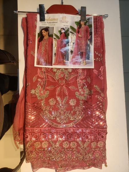 Premium Pakistani Luxury Party Wear Three-Piece Collection