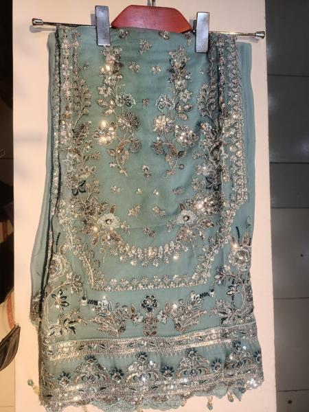Premium Pakistani Luxury Party Wear Three-Piece Collection