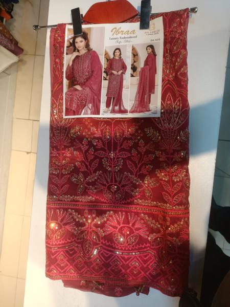 Premium Pakistani Luxury Party Wear Three-Piece Collection
