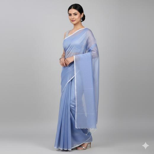 সেমি মসলিন শাড়ি