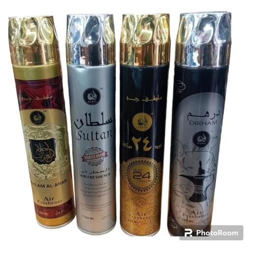 Refreshing Oud 300ml Air Freshener Spray - Fresh Floral Woody Scent - 1pcs for Indoor Use - Create a Pleasant Atmosphere