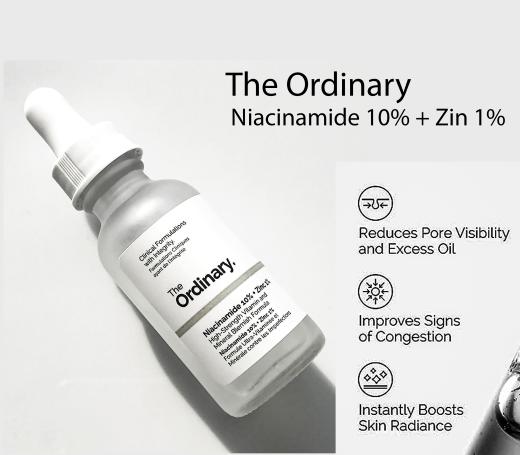 The Ordinary Niacinamide 10% + Zinc 1% Serum – 30ml