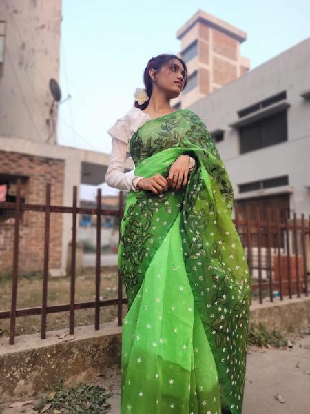 Exclusive Handloom Half Silk Saree – Dropupseller  Signature Collection