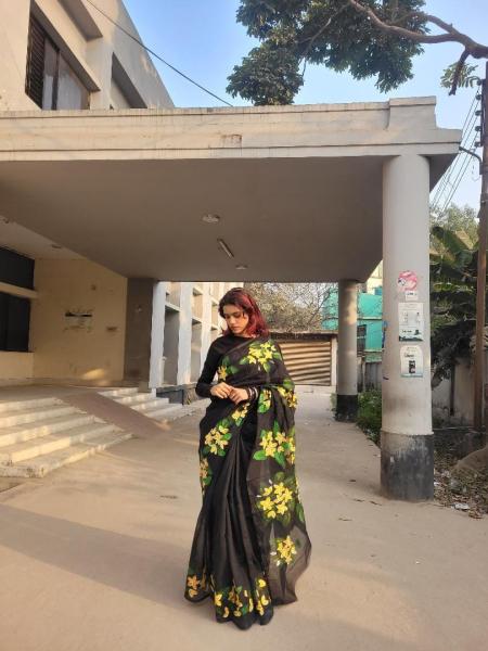 Exclusive Handloom Half Silk Saree – Dropupseller  Signature Collection