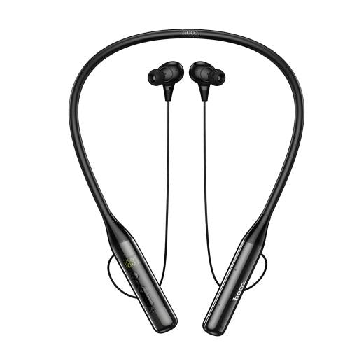 Hoco MMJ11 ENC Bluetooth Neckband Earphone – 100 Hours Playback, Hi-Fi Sound, Fast Charging, Noise Reduction Wireless Earphone for Calls & Music
