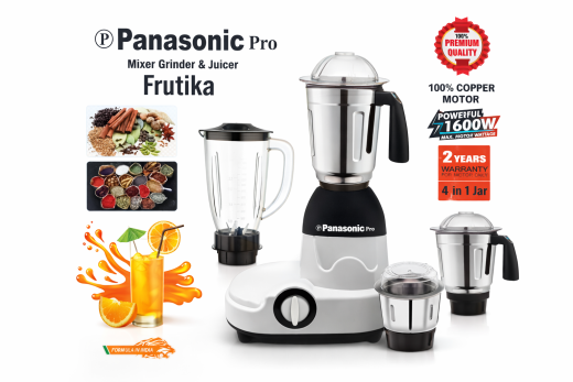 Panasonic Pro Frutika Mixer Grinder & Juicer (4-in-1)