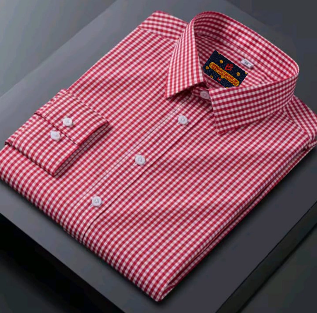 Mens long sleeve Grameen check shirt