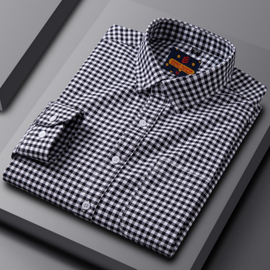 Mens long sleeve Grameen check shirt