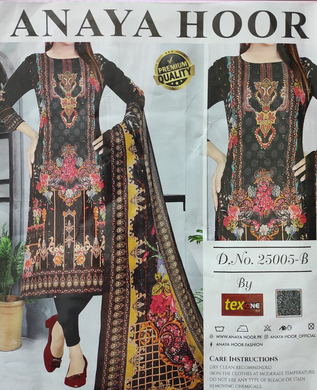 ANAYA HOOR Rigging Digital printed cotton  3 Piece