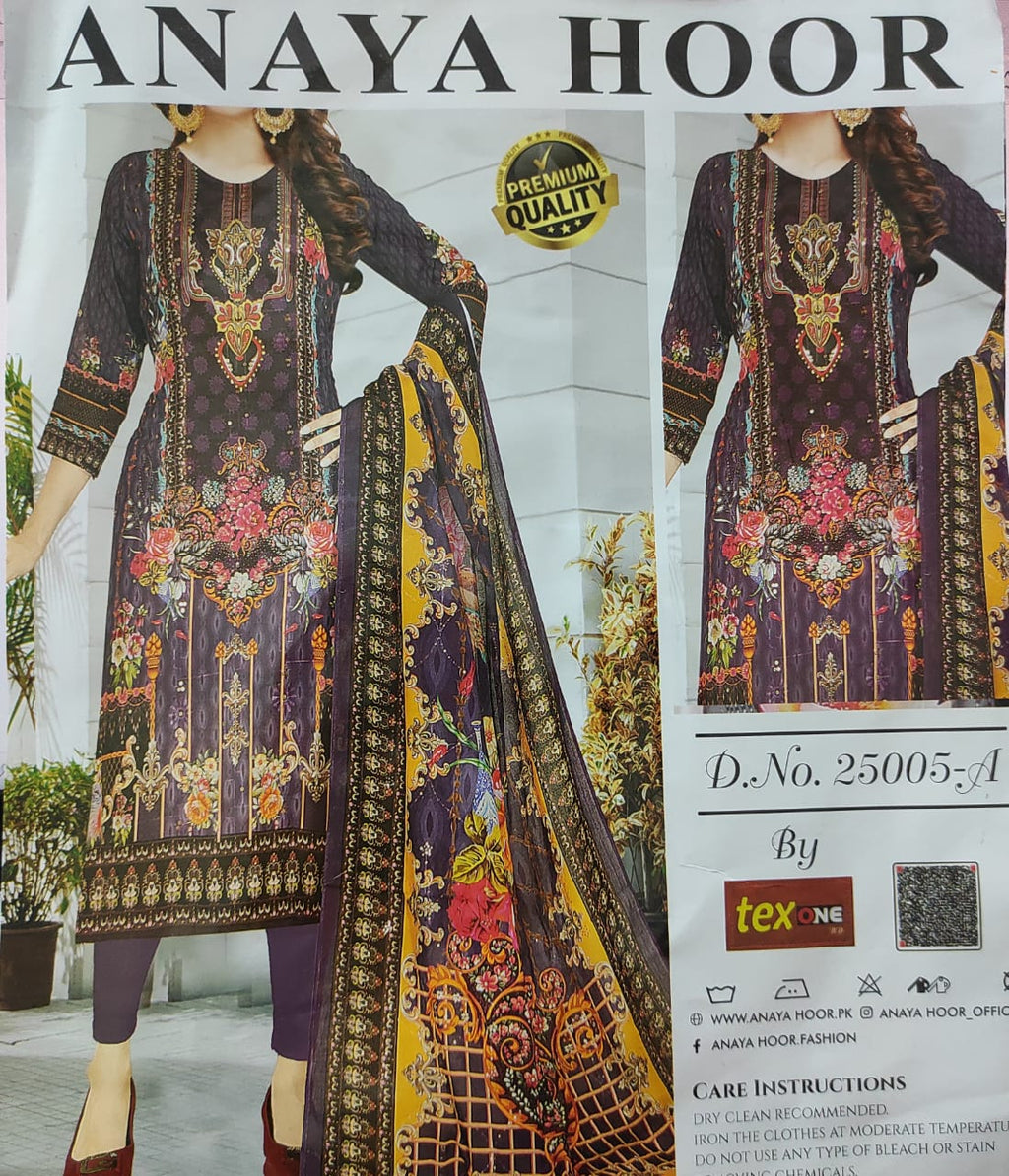 ANAYA HOOR Rigging Digital printed cotton  3 Piece