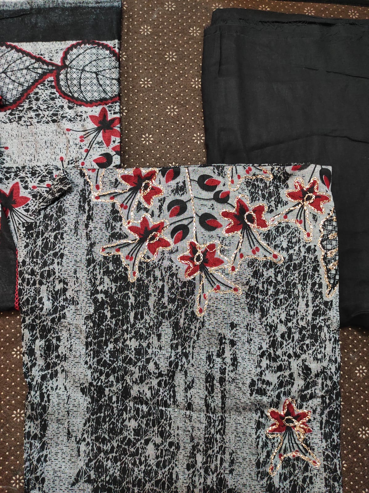 100% Premium cotton digital printed 3 Piece