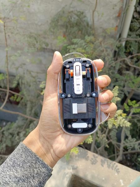 GearUP WM30 Transparent Crystal Magnetic Wireless Mouse