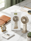 LingPan Premium 3-Speed Portable Rechargeable Fan – Stylish Cooling on the Go!