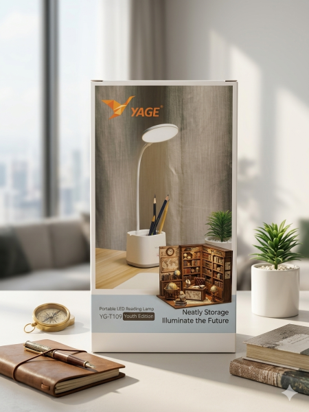 YAGE YG-T109 Youth Edition LED Reading Lamp – Neatly Storage & Eye-Care Lighting