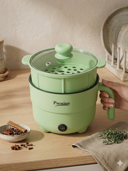 Prestige Mukti 2.0L Multi-Purpose Electric Cooker with Steamer