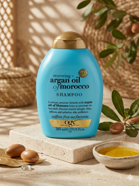 OGX Renewing + Argan Oil of Morocco Shampoo – চুলের হারানো উজ্জ্বলতা ফিরে পান