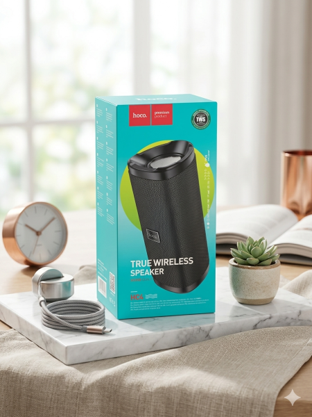 Hoco HC4 True Wireless Bluetooth Speaker – Premium Sound Experience