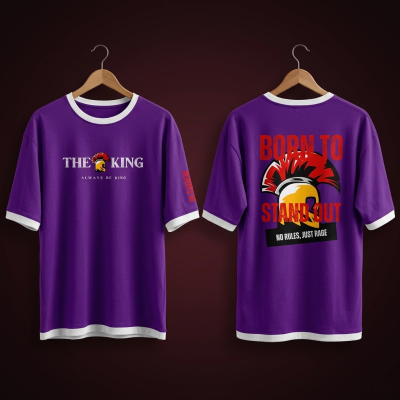 Premium Streetwear Drop Shoulder T-shirt for Men
