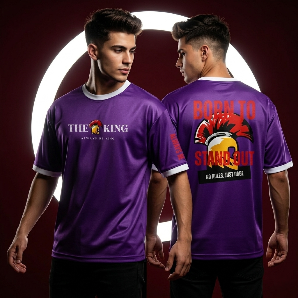Premium Streetwear Drop Shoulder T-shirt for Men