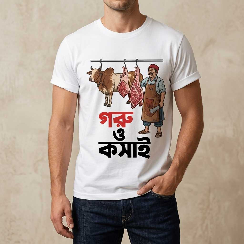 T-Shirt (Goru O Koshai) for EID Special