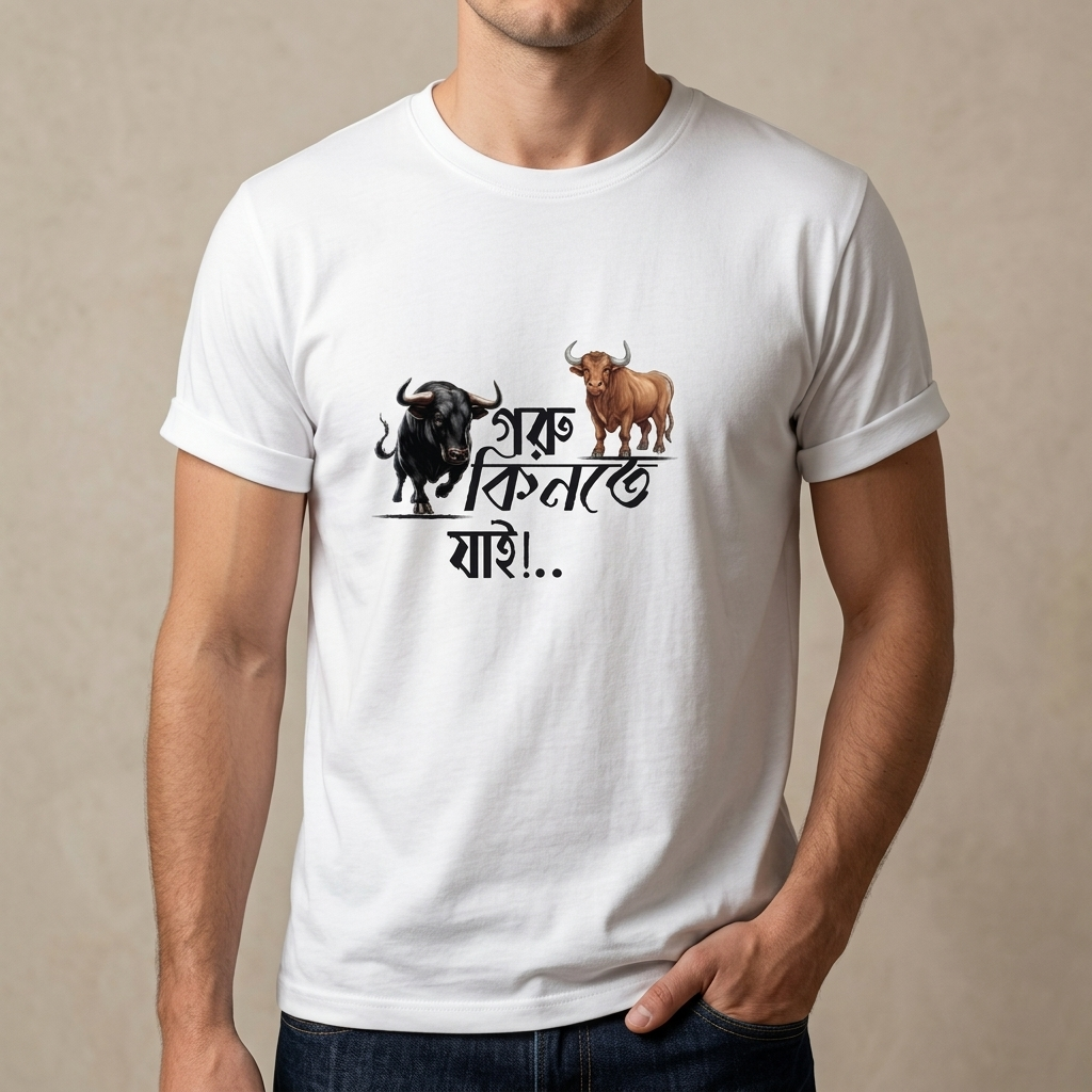 T-Shirt (Goru kinte jai) for EID Special