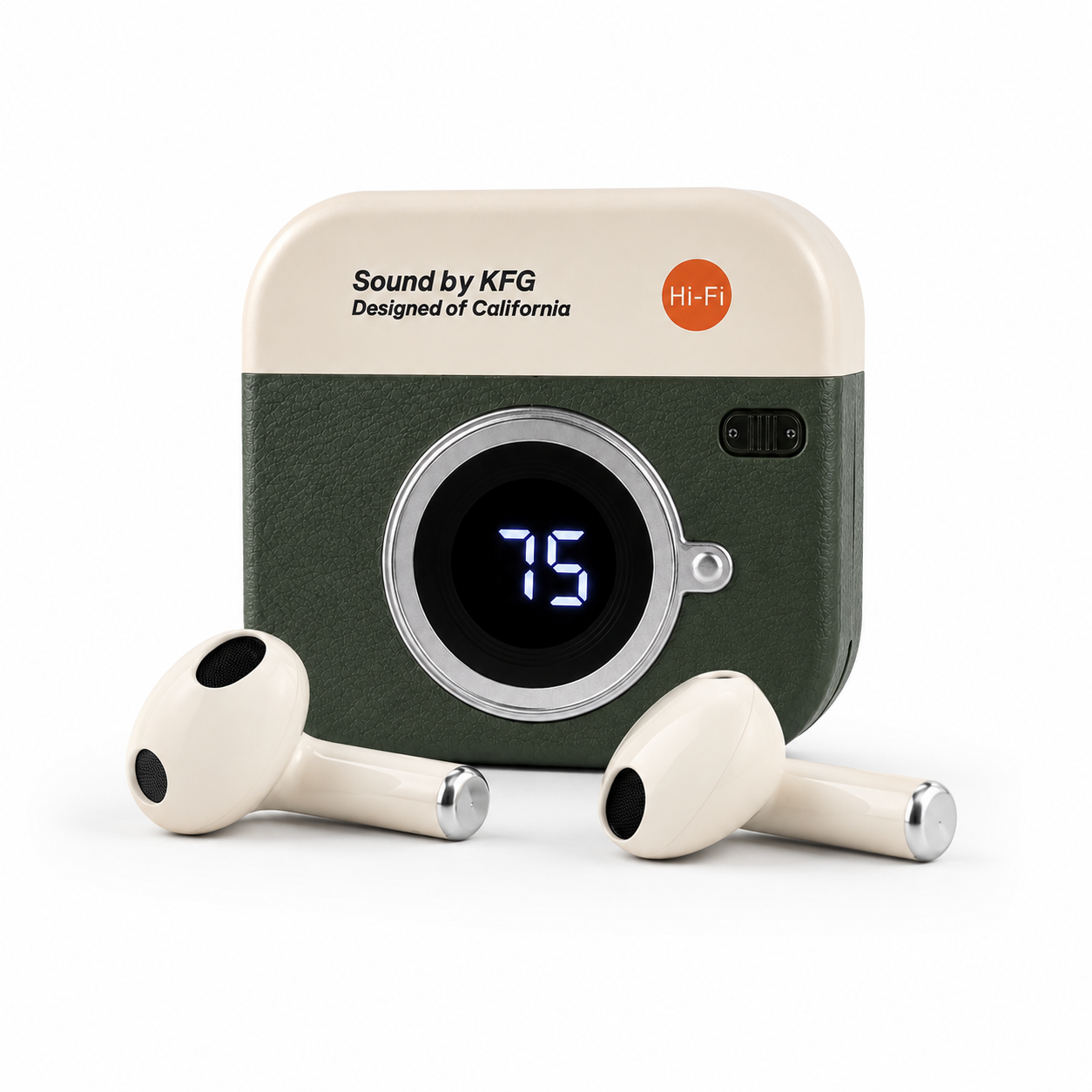 Q86 Retro Camera Design TWS Bluetooth Earbuds