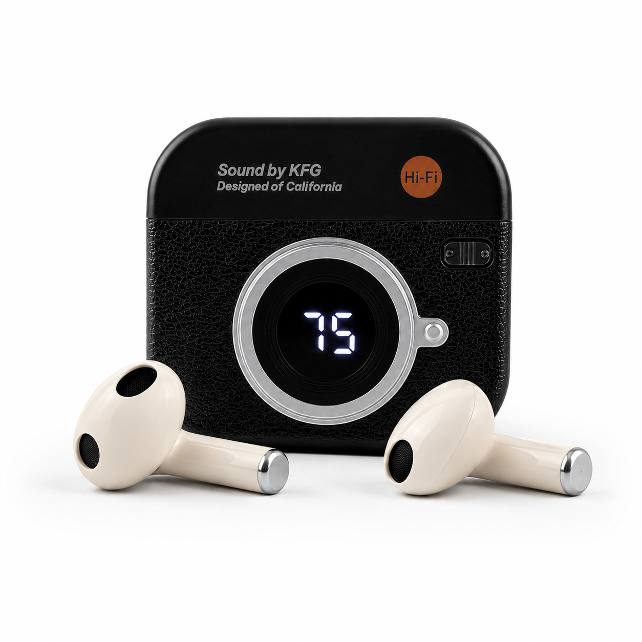 Q86 Retro Camera Design TWS Bluetooth Earbuds