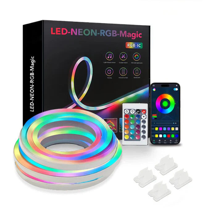 LED Neon RGB Magic Flexible Strip Light With App control